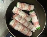 スティックブロッコリーの豚バラ巻き作り方5写真