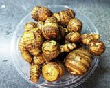 里いものいしる風味のカリカリ唐揚げ作り方1写真
