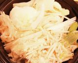 1人鍋★電子レンジで約10分！豆乳味噌鍋作り方2写真