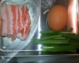 にらと豚肉の卵とじぃ.*゜作り方1写真