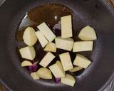 茄子油揚げ白菜舞茸の煮物作り方2写真