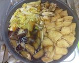 茄子油揚げ白菜舞茸の煮物作り方6写真