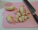 【爆速 副菜】菊芋と卵の炒め物作り方1写真