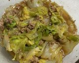 レンジで！白菜とひき肉のピリ辛とろみ煮作り方6写真