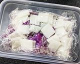 鮮やかな紫が綺麗♡紫白菜と大根のピクルス作り方5写真