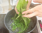 ほうれん草と豚肉のミルフィーユ巻き作り方2写真