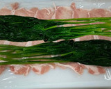 ほうれん草と豚肉のミルフィーユ巻き作り方4写真