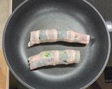 ほうれん草と豚肉のミルフィーユ巻き作り方7写真