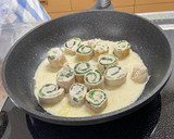 ほうれん草と豚肉のミルフィーユ巻き作り方9写真