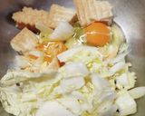 白菜☆ふわふわお好み焼き☆ライスペーパー作り方1写真