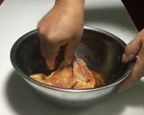 Xmasに骨付きモモ肉のローストチキン♡作り方7写真