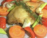 Xmasに骨付きモモ肉のローストチキン♡作り方13写真