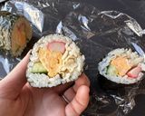 【お正月】ホホホタケの太巻き寿司作り方8写真
