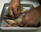 Xmasに渡り蟹のトマトクリームパスタ♡作り方3写真