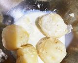 明太ポテトのクリスマスツリー☆作り方1写真