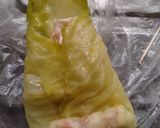 バラ肉でロールキャベツ作り方4写真