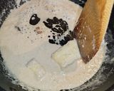 ポルチーニ風味の生ハムチーズスパゲティ作り方8写真