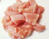 和食✿鶏むね肉と 大根 しめじの 味噌煮作り方3写真