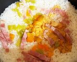完熟柿の優しい洋風炊き込みご飯♪作り方6写真
