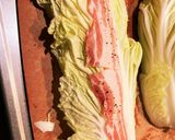 シンプル　簡単　白菜のミルフィーユ鍋。作り方2写真
