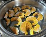 お箸が止まらない甘〜いかぼちゃの照り焼き作り方4写真