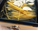ホットプレート♡簡単ツナクリームパスタ作り方1写真