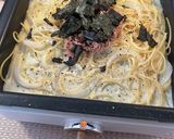 ホットプレート♡簡単ツナクリームパスタ作り方3写真