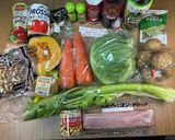 ミネストローネ（ベーコンMixビーンズ）作り方1写真