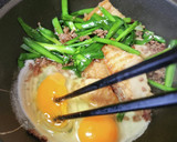 厚揚げとひき肉☆ニラ玉☆中華☆ふんわり卵作り方3写真