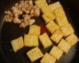 豆腐の甘~い辛~い照り焼き丼作り方3写真