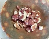 パンチェッタと玉ねぎとトマトのパスタ作り方1写真