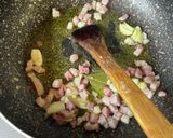 パンチェッタと玉ねぎとトマトのパスタ作り方4写真