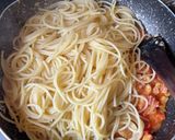 パンチェッタと玉ねぎとトマトのパスタ作り方8写真