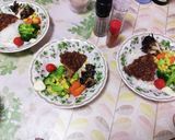 ONEパンBIG斬新な肉々ハンバーグ!!作り方5写真