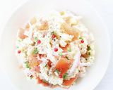 チーズ＋で【スモークサーモンポテサラ】作り方7写真