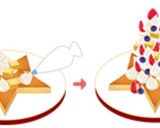 いちごのホワイトツリーケーキ【4号】作り方6写真