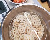 簡単レンチンで作るレンコンサラダ作り方1写真