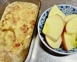 晴茶入り米粉のりんごたっぷりケーキ作り方1写真