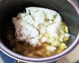 アジアン粥★竹輪と青海苔のバター粥作り方4写真