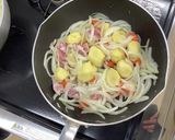 【大崎市】豚肉と大豆のシチュー【給食】作り方2写真