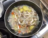 【大崎市】豚肉と大豆のシチュー【給食】作り方4写真