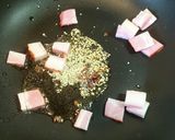 サラダチキンとベーコンのペペロンチーノ作り方6写真