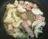 サラダチキンとベーコンのペペロンチーノ作り方7写真