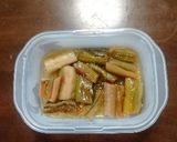 焼きずいきの生姜酢和え作り方3写真