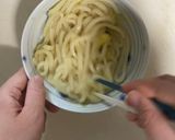 たらバタねぎたまうどん 作り方2写真