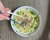 たらバタねぎたまうどん 作り方6写真