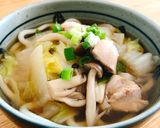 超簡単であったか＊鶏だしうどん作り方8写真