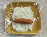 丸かじりウインナーソーセージ巻きおにぎり作り方3写真