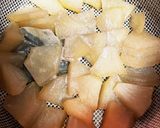 林檎紅茶煮ヨーグルト　　　　シナモンのせ作り方2写真