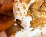 林檎紅茶煮ヨーグルト　　　　シナモンのせ作り方5写真